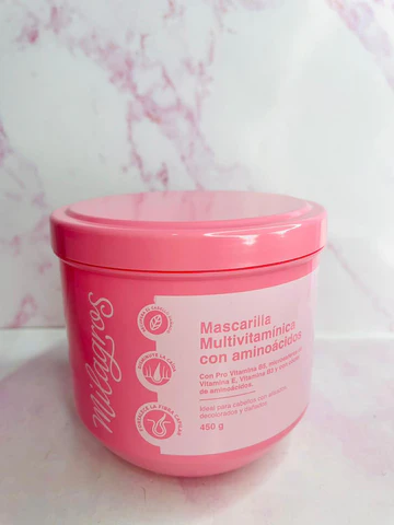 MASCARILLA MULTIVITAMINICA CON AMINOACIDOS MILAGROS X45 GR