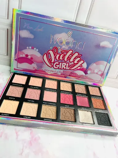 PALETA DE SOMBRAS PRETTY GIRL 18 TONOS